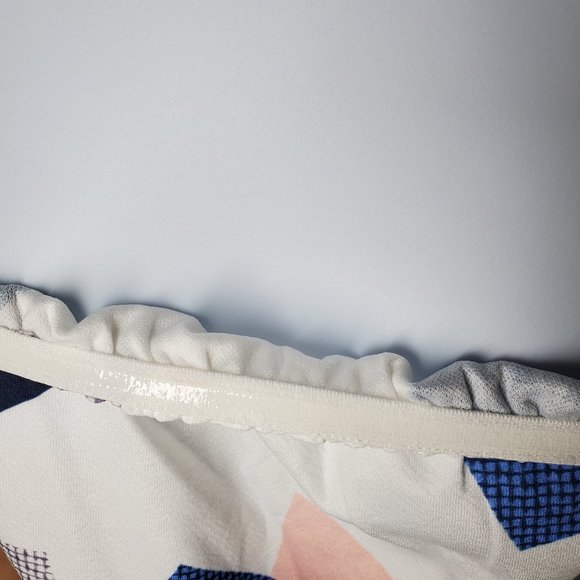 Off Shoulder Romper Shape Print Shorts Jumpsuit - Picture 8 of 11